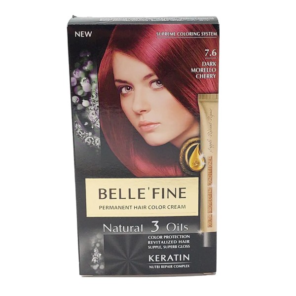 Belle' Fine Vopsea Par 7.6 Dark Morello Cherry 12/bax