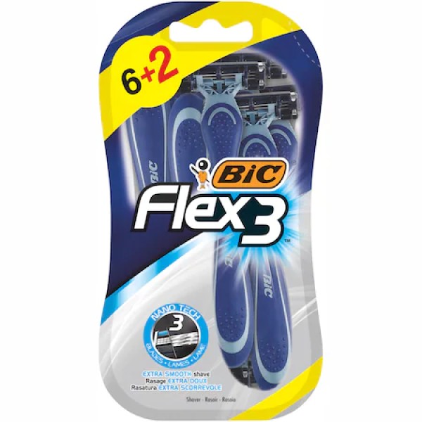 Bic Aparat Ras 3lame Flex 3 8buc/set 20set/bax