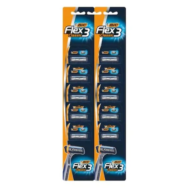 Bic Aparat Ras 3lame Flex 3 Classic 10buc/set 4set/bax
