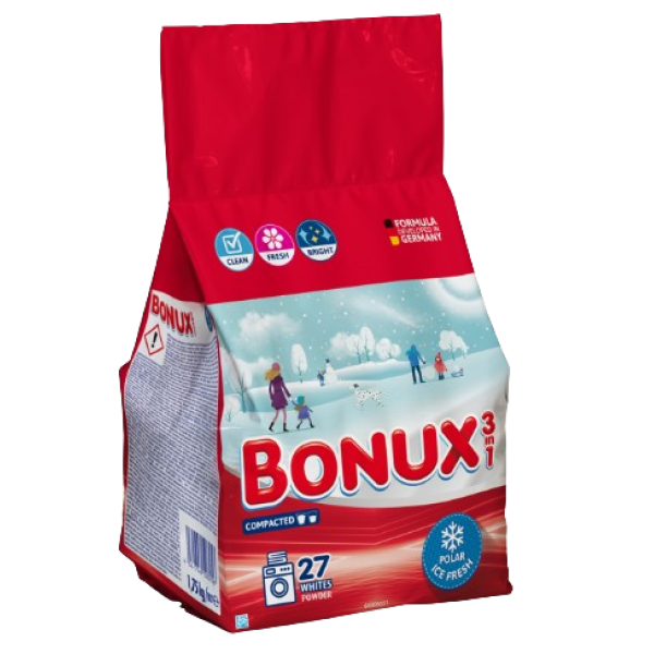 Bonux Detergent Automat Polar Ice Fresh 1.75kg 6/bax