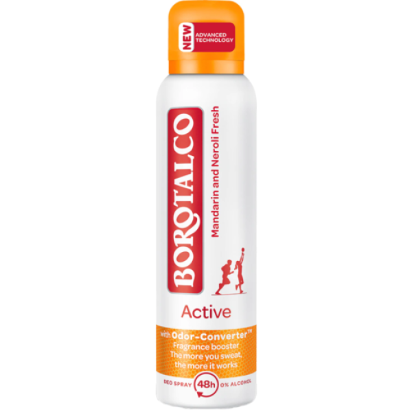 Borotalco Deo Active Mandarin&neroli Fresh 150ml 12buc/set