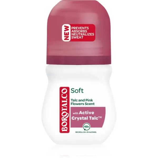 Borotalco Roll-on Soft Pink Active Crystal 50ml 6buc/set