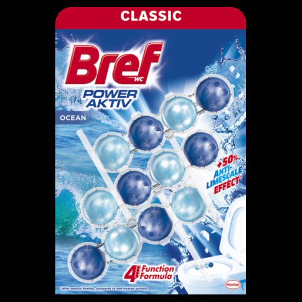 Bref Odorizant Wc Power Aktiv Ocean 3*50gr 9/bax