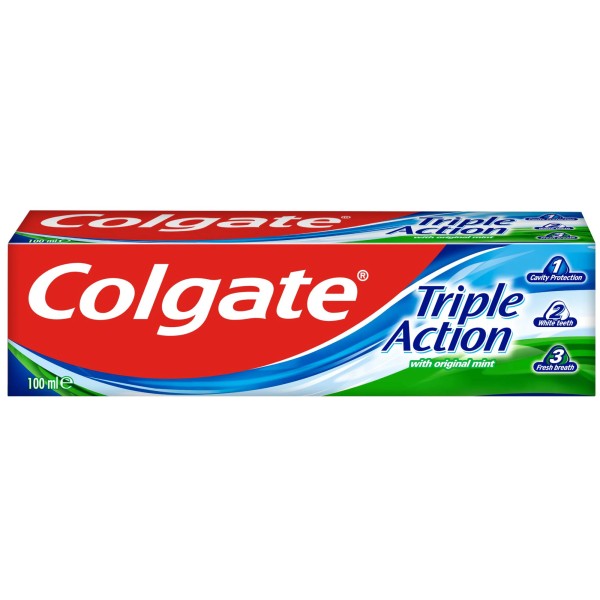 Colgate Pasta Dinti Triple Action 100ml 48/bax