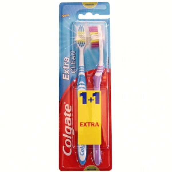 Colgate Periuta Dinti Extra Clean Medium 2buc/set 12set /bax