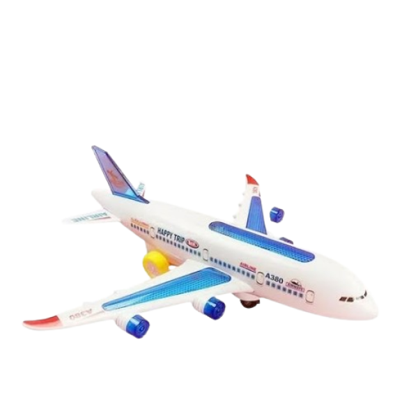 Con Avion Airbus Lumini Si Muzica (a360)