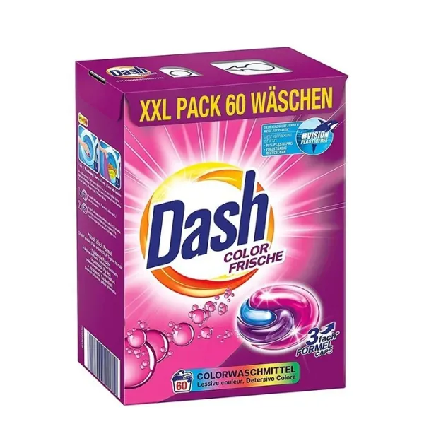 Dash Detergent Capsule Color Frische 60buc 4/bax