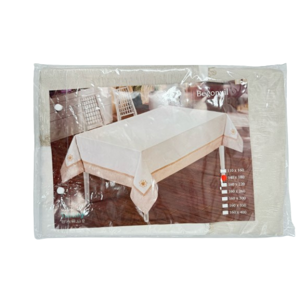Dav Fata De Masa 140x180cm Begonvil/jumbo Polyester 100%
