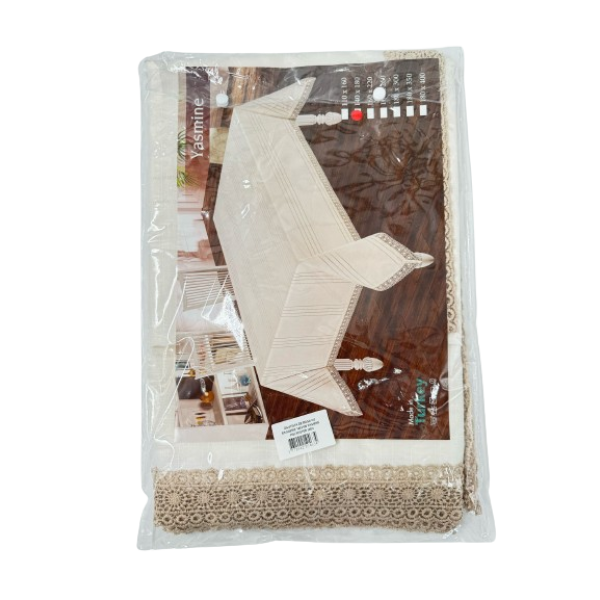 Dav Fata De Masa Cu Broderie 140x180 Yasmine Polyester 100%