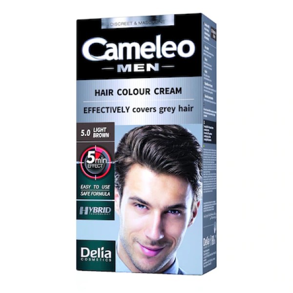 Delia Cameleo Vopsea Par Barbati 5.0 Light Brown 30ml 12/bax