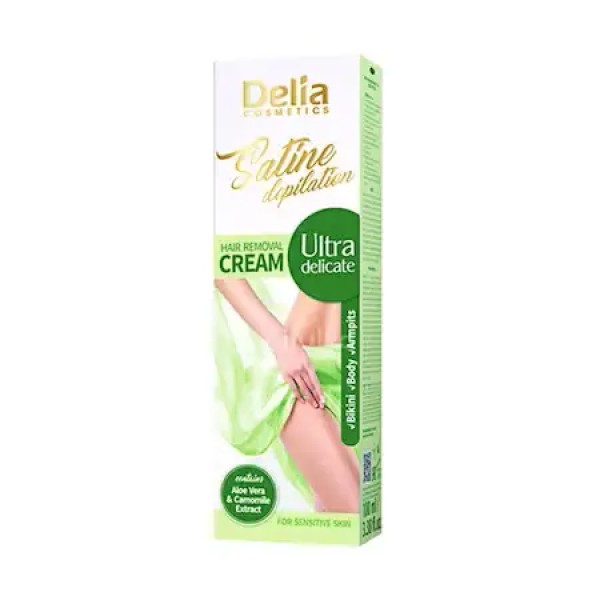 Delia Satine Crema Depilatoare Ultra Delicate 100ml 12/bax
