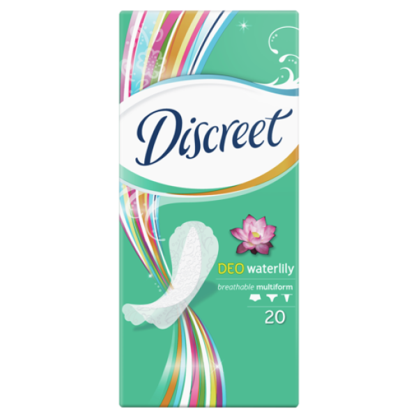 Discreet Absorbante Zilnice Deo Waterlily 20buc 18/bax