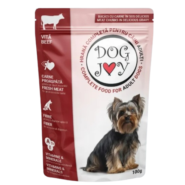 Dog Joy Hrana Umeda Caini Ar. Vita Plic 100gr 24/bax