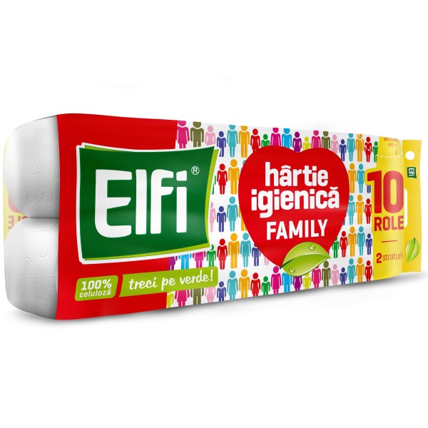 Elfi Hartie Igienica Dif Sort 2 Str 10role/set 8set/bax Elfi Hartie Igienica Dif Sort 2 Str 10role/set 8set/bax