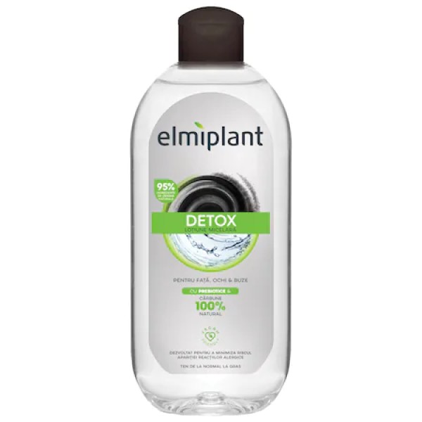 Elmiplant Detox Lotiune Micelara Charcoal 400ml 6/bax