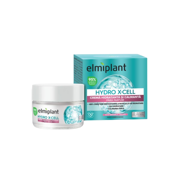 Elmiplant Hydro-x Cell Crema Fata Hidratanta Ten Sensibil/uscat 50ml 6/bax