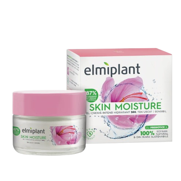 Elmiplant Skin Moisture Gel-crema Fata Hidratanta Ten Uscat/sensibil 50ml 6/bax