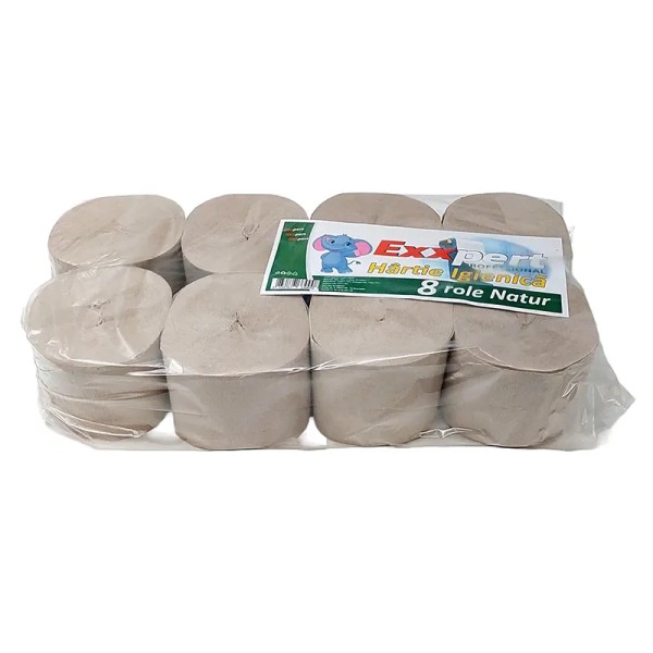 Exxpert Hartie Igienica Natur 8role/set