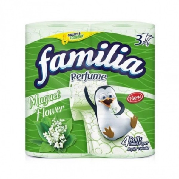 Familia Hartie Igienica Muguet Flowers 3str 4role/set 12/bax