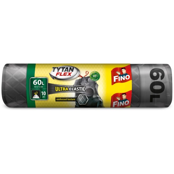 Fino Saci Menaj Cu Snur Tytan Flex 60l 10buc/rola 30/bax