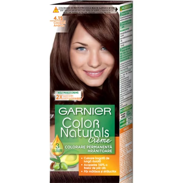 Garnier Color Naturals Vopsea Par 4.15 Ciocolata Amaruie 12/bax