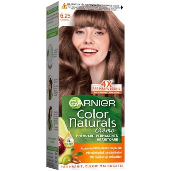 Garnier Color Naturals Vopsea Par 6.25 Castaniu 12/bax