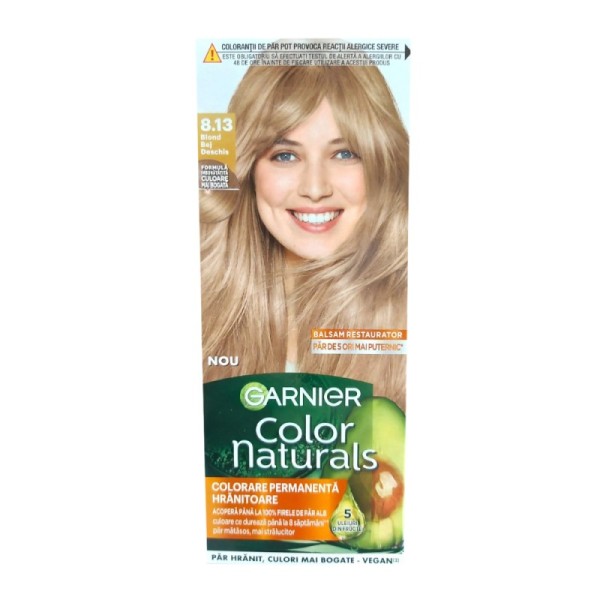 Garnier Color Naturals Vopsea Par 8.13 Blond Bej Deschis 12/bax