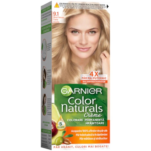 Garnier Color Naturals Vopsea Par 9.1 Blond Cenusiu 12/bax