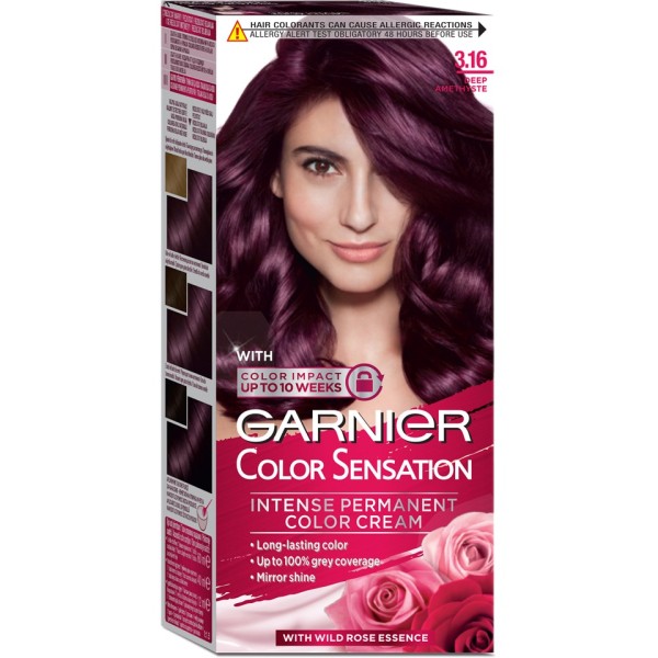 Garnier Color Sensation Vopsea Par 3.16 Ametist Profund 9/bax Garnier Color Sensation Vopsea Par 3.16 Ametist Profund 9/bax