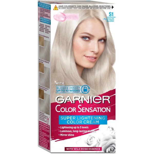 Garnier Color Sensation Vopsea Par S1 Blond Platinat 9/bax Garnier Color Sensation Vopsea Par S1 Blond Platinat 9/bax