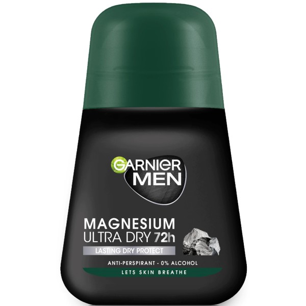 Garnier Roll-on Men Magnesium Ultra Dry 50ml 6/bax