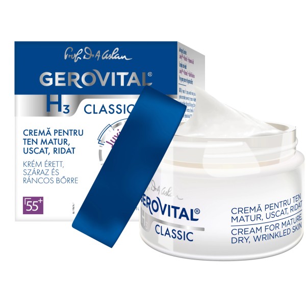 Gerovital H3 Classic Crema Fata Ten Matur/uscat/ridat 50ml 6/bax