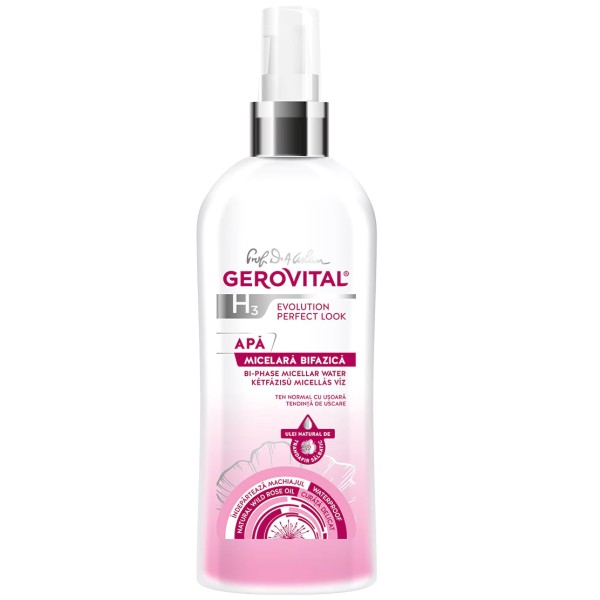 Gerovital H3 Evolution Perfect Look Apa Micelara Bifazica 150ml 6/bax