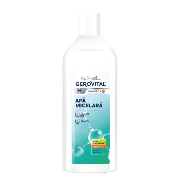 Gerovital H3 Hyaluron C Apa Micelara 400ml 6/bax