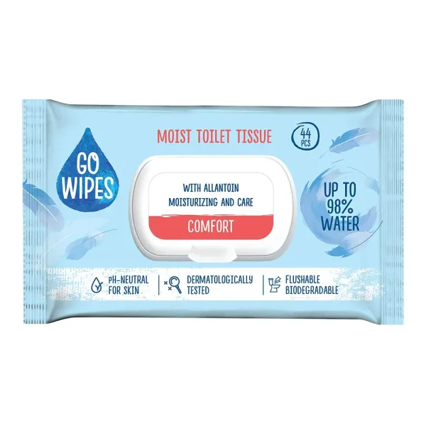 Go Wipes Hartie Igienica Umeda 44buc 20/bax