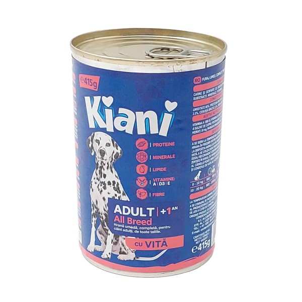 Kiani Hrana Umeda Caini Vita Conserva 415gr 24/bax Kiani Hrana Umeda Caini Vita Conserva 415gr 24/bax