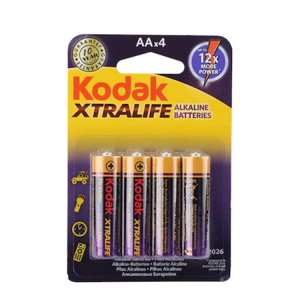 Kodak Baterii Extralife Alk Aa R6 (30952027) 4buc/set 20set/cut 5cut/bax