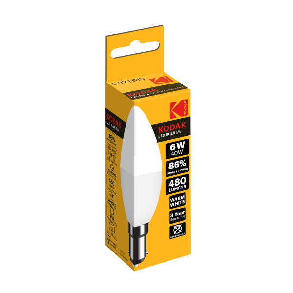 Kodak Bec Led 6w E14 C37 Lumina Zilei (30415737) 20/bax