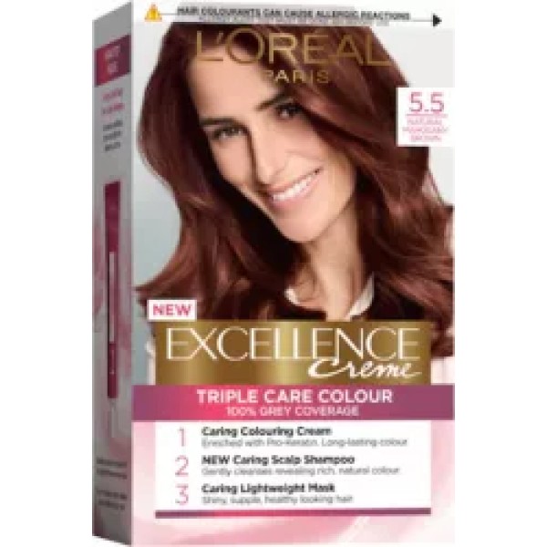 L'oreal Excellence Creme Vopsea Par 5.5 Saten Acaju 6/bax