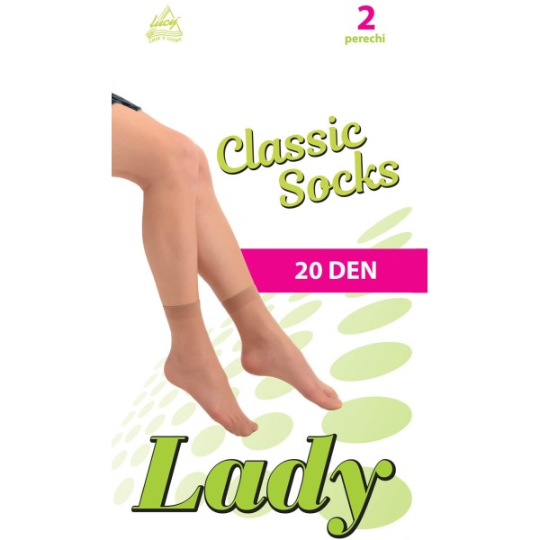 Lucy Classic Socks Sosete Sibiu 20den 2buc/set (g08)