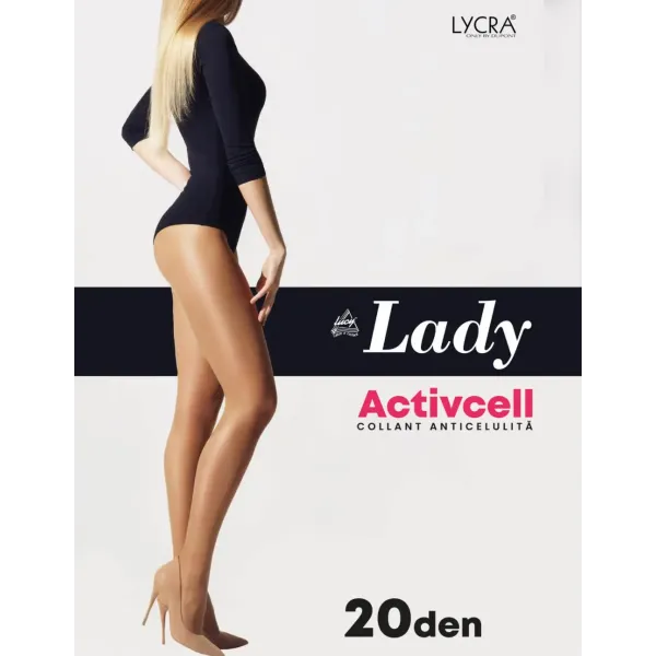 Lucy Lady Dres Lycra Activcell 20den Bej/negru (l18)