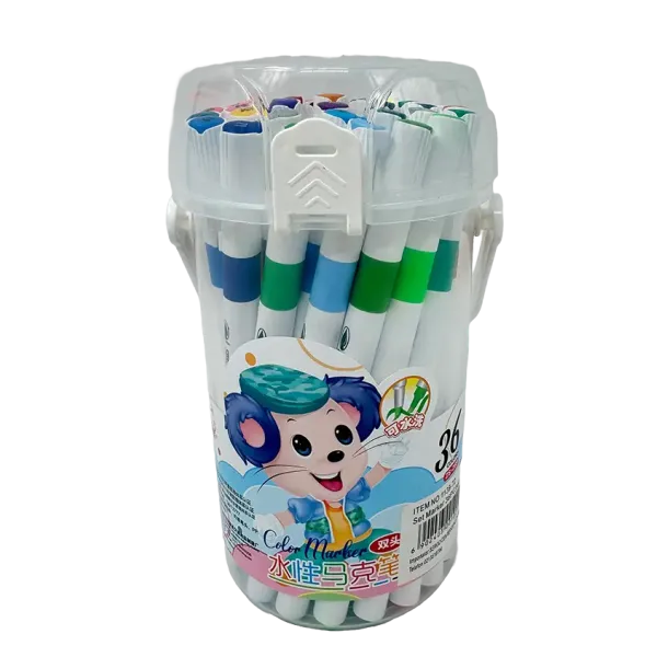 Lve Carioci/markere Colorate 2 Capete Tub Dep. 36buc/set 1139-72 48/bax