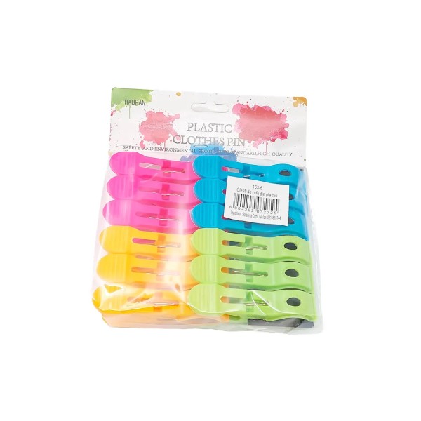 Lve Clesti Rufe Plastic 12buc/set 163-6