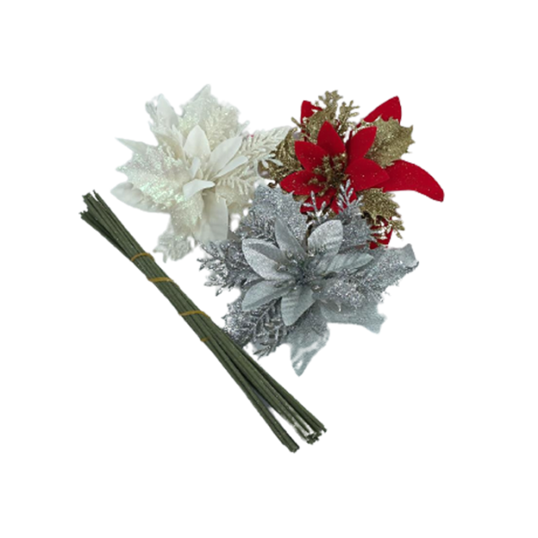 Lve Craciunite Artificiale Dif Culori 24buc/set 216-13