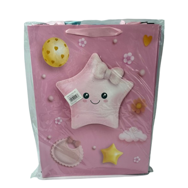 Lve Pungi Cadou 3d 31*41*12cm 12buc/set 0753--27/30/39/42 30/bax