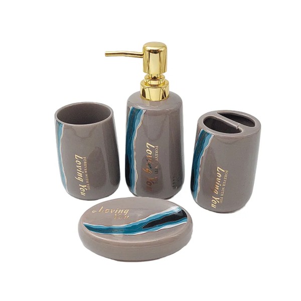Lve Set Articole Baie 4pcs Ceramica 56-1