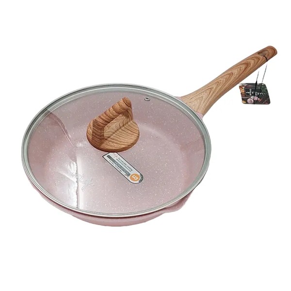 Lve Ucc Life Tigaie Aluminiu Cu Coada+capac 22cm 555-23