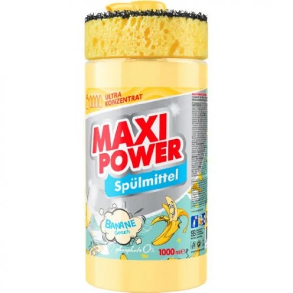 Maxi Power Detergent Vase Banane 1000ml 6/bax