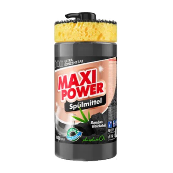 Maxi Power Detergent Vase Black Coral Bambus 1000ml 6/bax