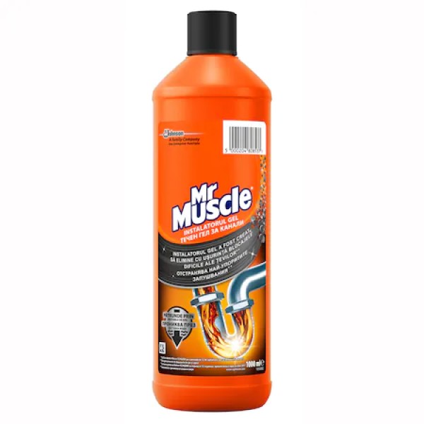 Mr. Muscle Gel Bucatarie Desfundare Tevi 1l 12/bax